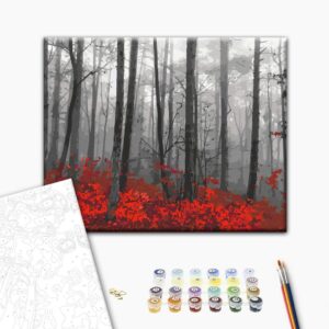 Malen nach Zahlen - Naked Trees