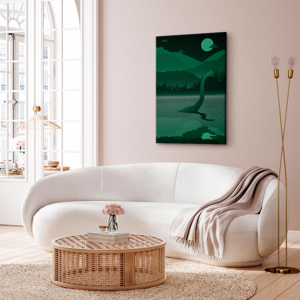 Leinwandbild - Loch Ness (1 Part) Vertical – Bild 5