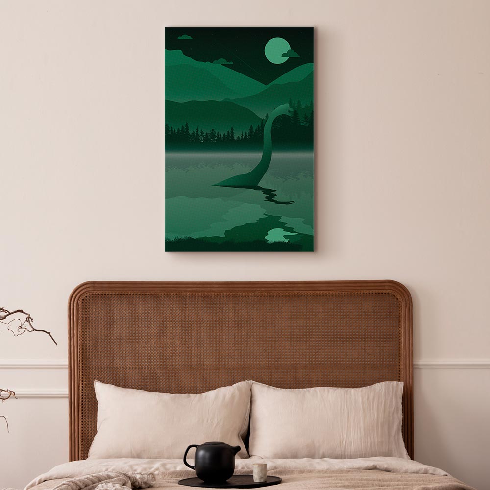Leinwandbild - Loch Ness (1 Part) Vertical – Bild 6