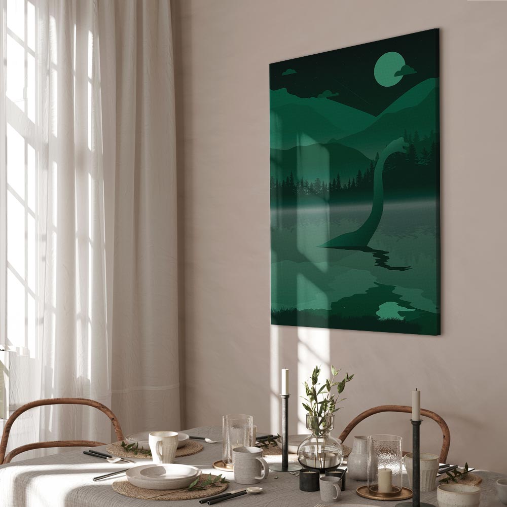 Leinwandbild - Loch Ness (1 Part) Vertical – Bild 7