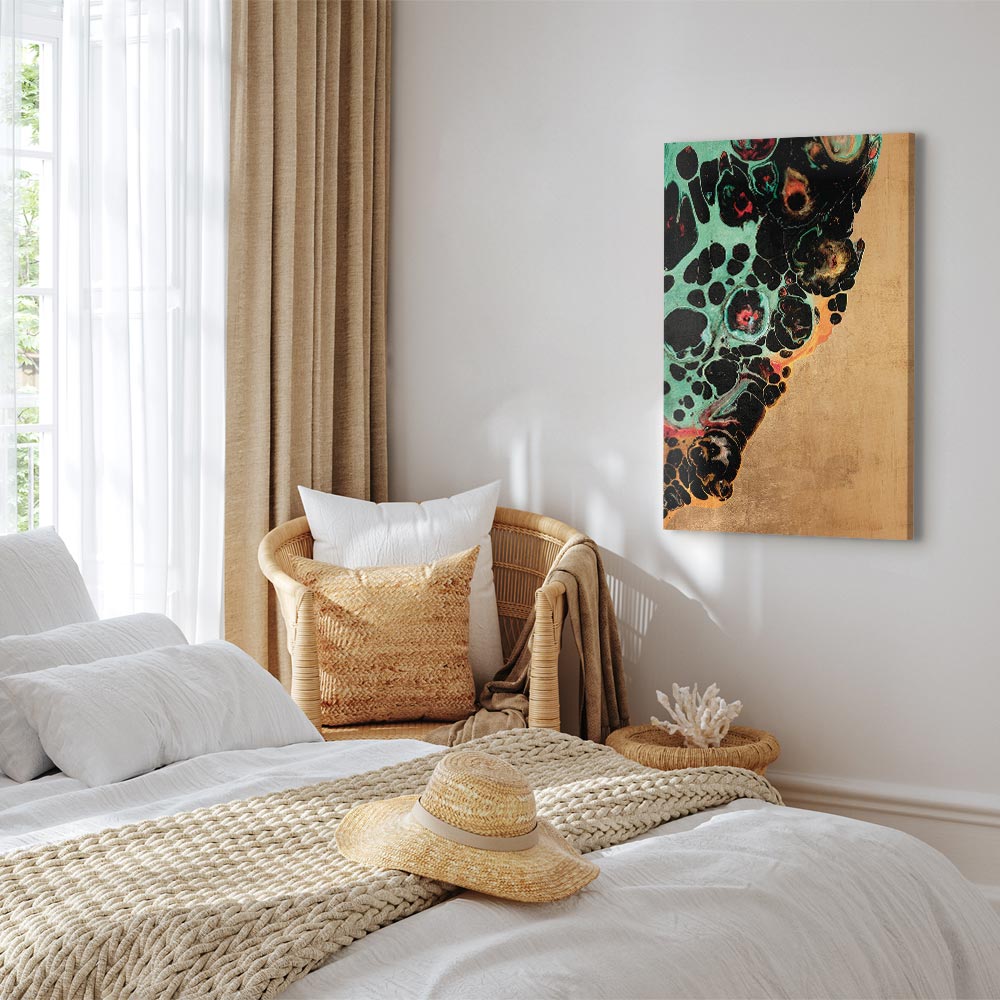 Leinwandbild - Composition of Micro Shapes (1-part) - Abstract Forms of Colors – Bild 6