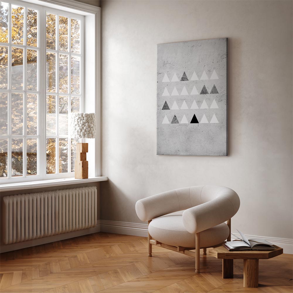 Leinwandbild - Grey Forest (1 Part) Vertical – Bild 5