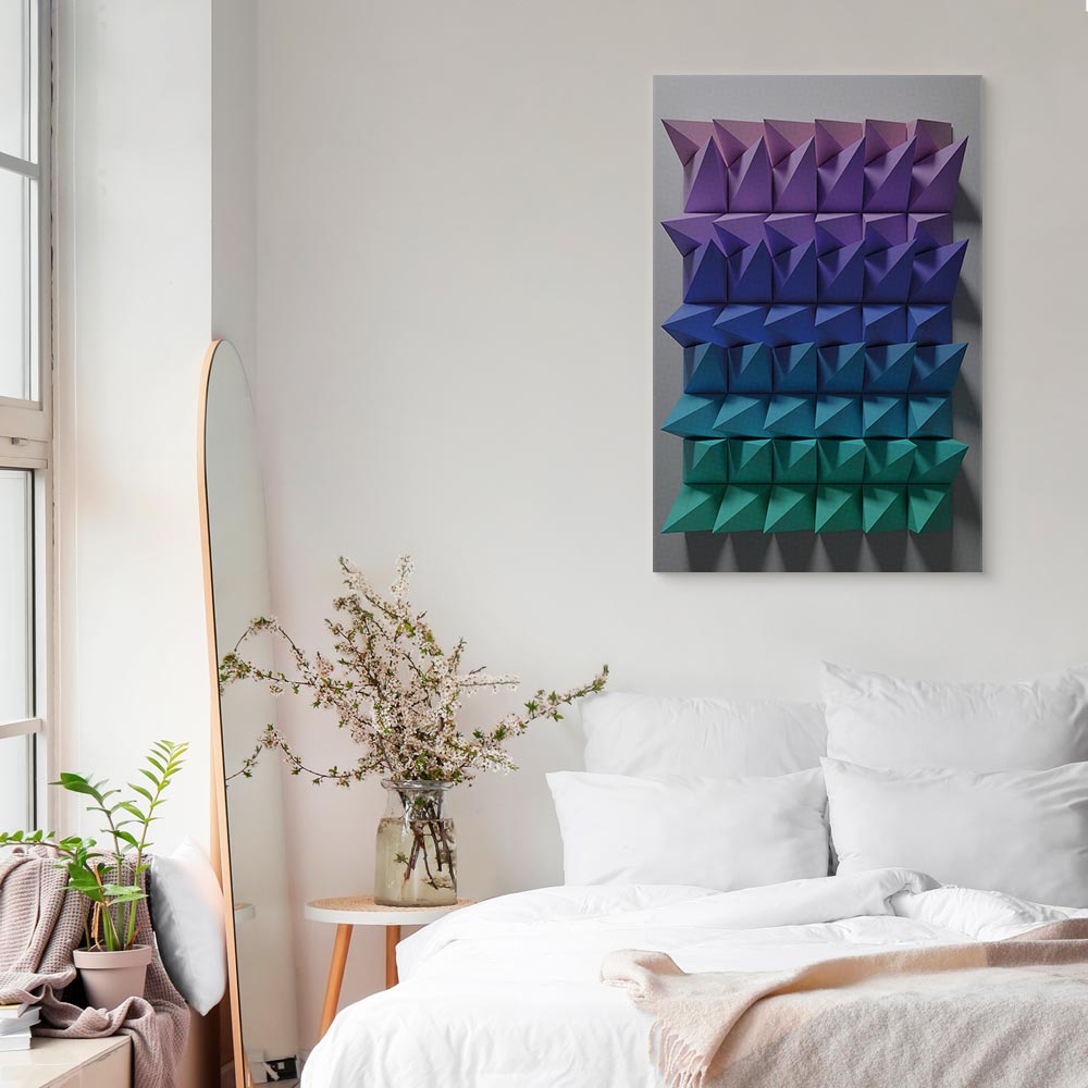 Leinwandbild - Uniform Motion (1 Part) Vertical – Bild 6