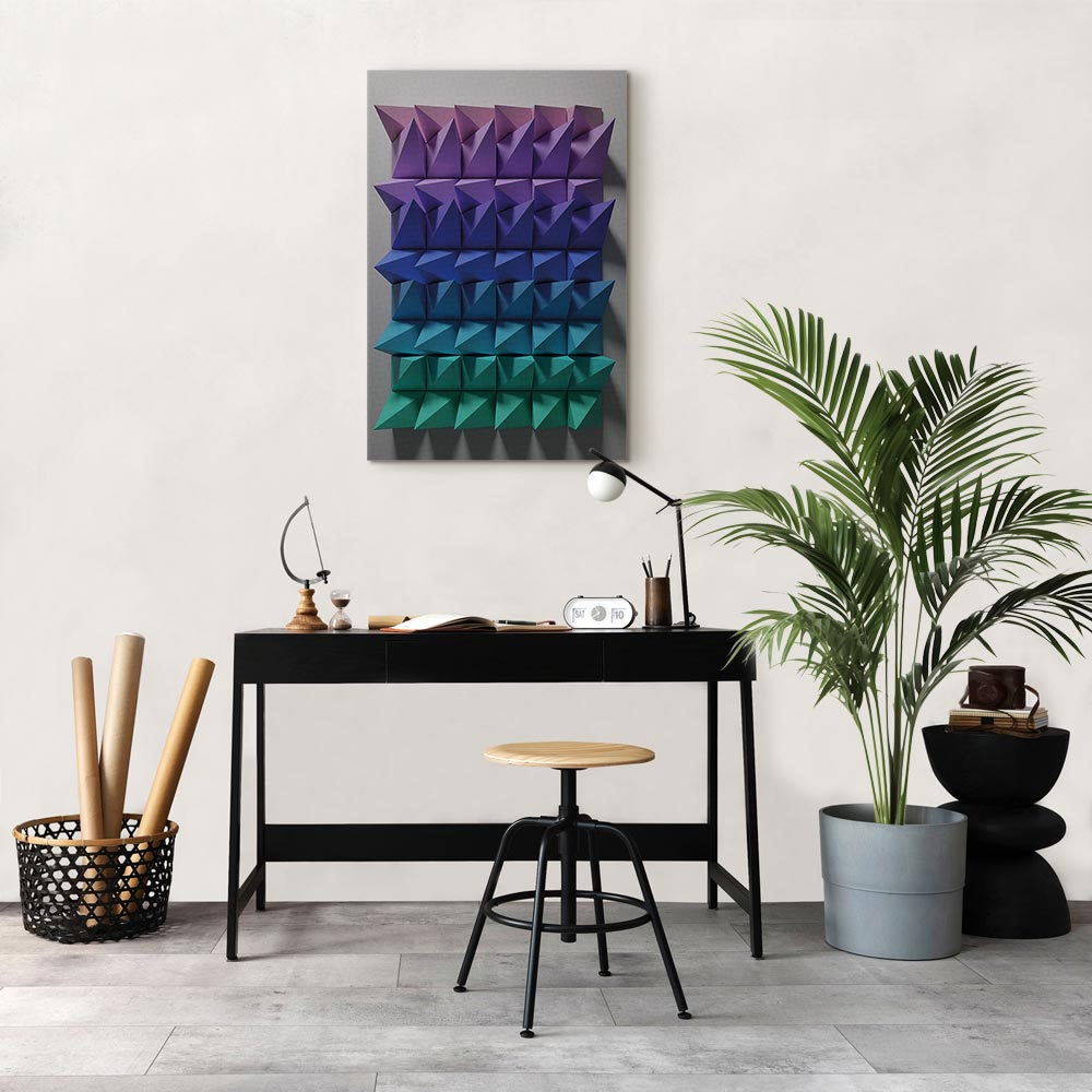 Leinwandbild - Uniform Motion (1 Part) Vertical – Bild 7