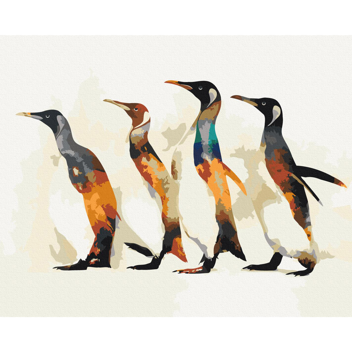Malen nach Zahlen - Penguin Family – Bild 2