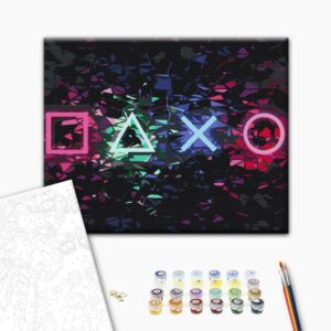 Malen nach Zahlen - Press Start