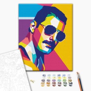 Malen nach Zahlen - Colourful Freddie