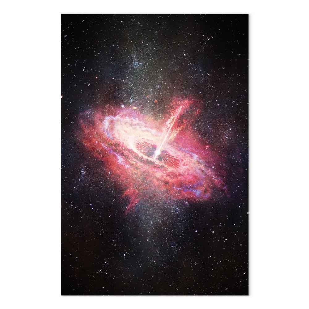 Leinwandbild - Lonely Galaxy (1 Part) Vertical – Bild 2