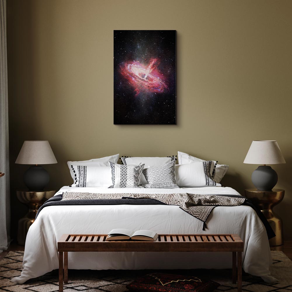 Leinwandbild - Lonely Galaxy (1 Part) Vertical – Bild 6