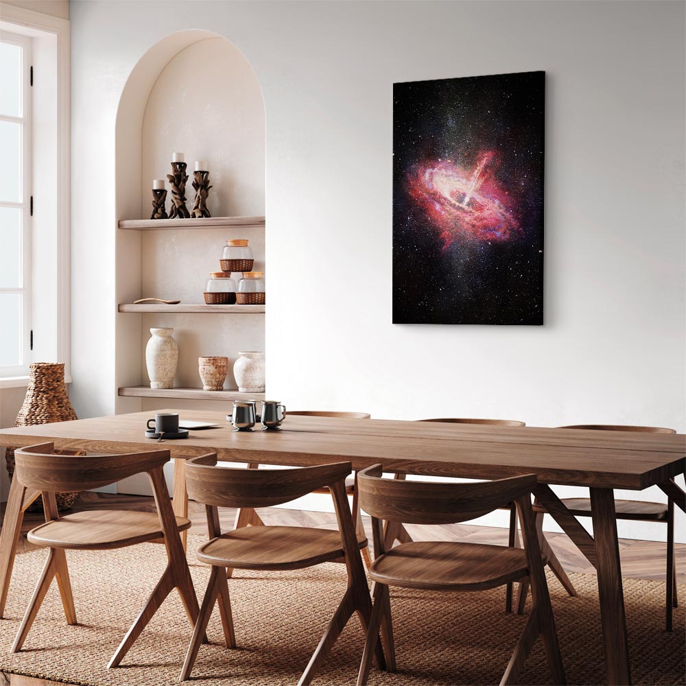 Leinwandbild - Lonely Galaxy (1 Part) Vertical – Bild 7