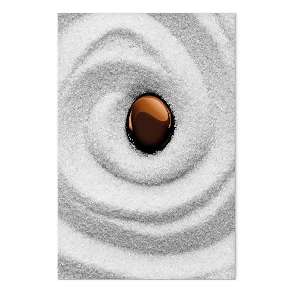 Leinwandbild - Karesansui (1 Part) Vertical – Bild 2