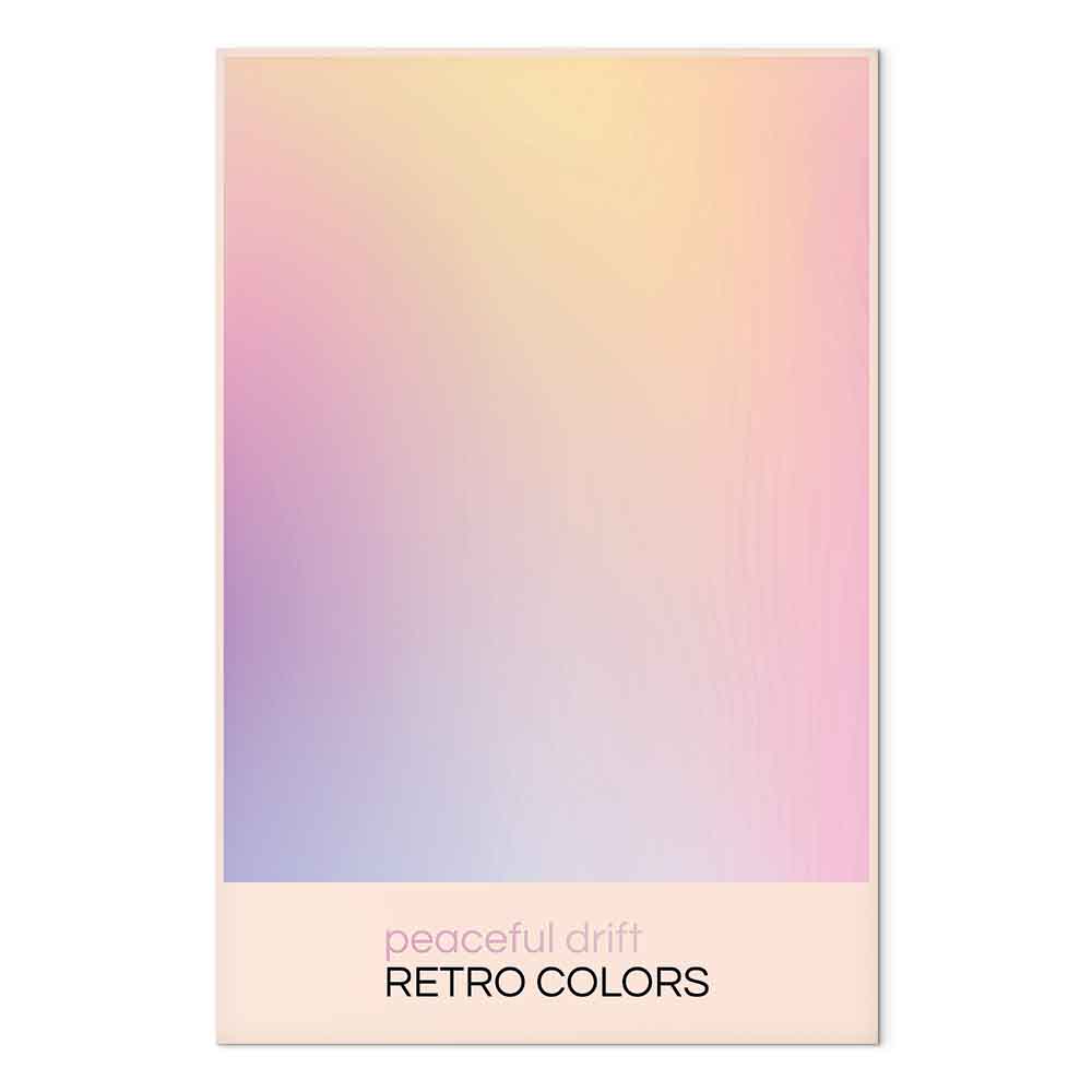 Leinwandbild - Peaceful Drift - Delicate Pastel Shades Creating a Harmonious Whole – Bild 2