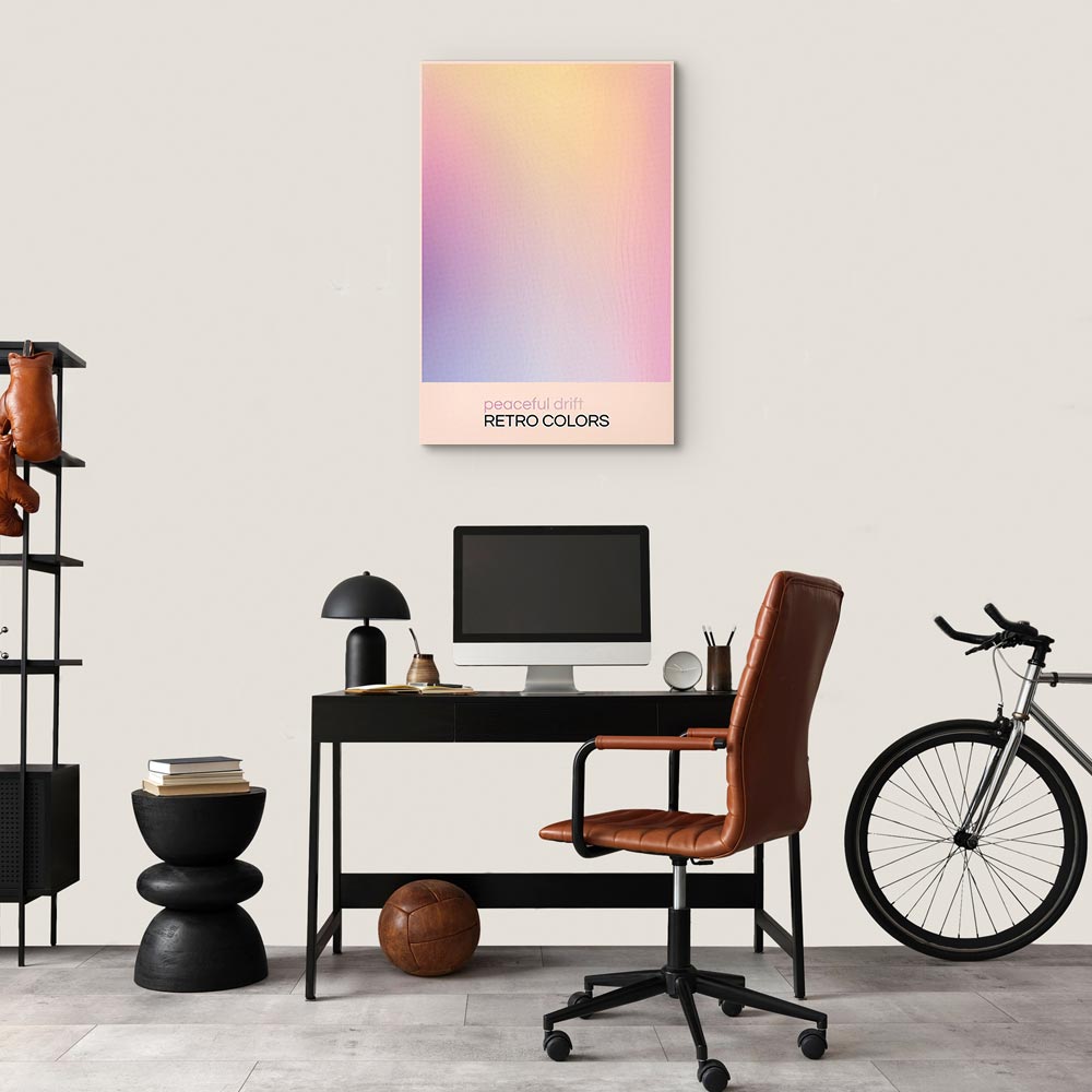 Leinwandbild - Peaceful Drift - Delicate Pastel Shades Creating a Harmonious Whole – Bild 7